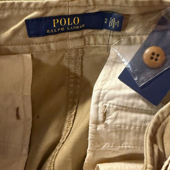 Polo Ralph Lauren Khaki Cargo Skirt Cotton Lightweight Size 2 - Picture 3 of 10